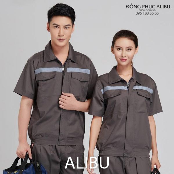 Đồng phục công nhân - Đồng Phục Alibu - Công Ty TNHH May Mặc Và Xuất Khẩu Alibu